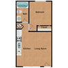 1 Bed 1 Bath